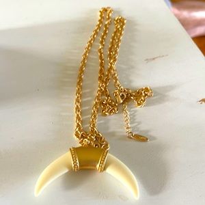 Plunder Blakely Gold Horn Necklace